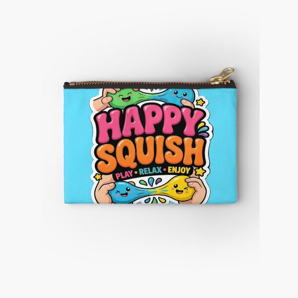 Item preview, Needoh Happy Squish Slime Toy Design – Cute Kawaii Stress Relief Play Relax Enjoy Sticker designed and sold by Bhaskar Digital Art.