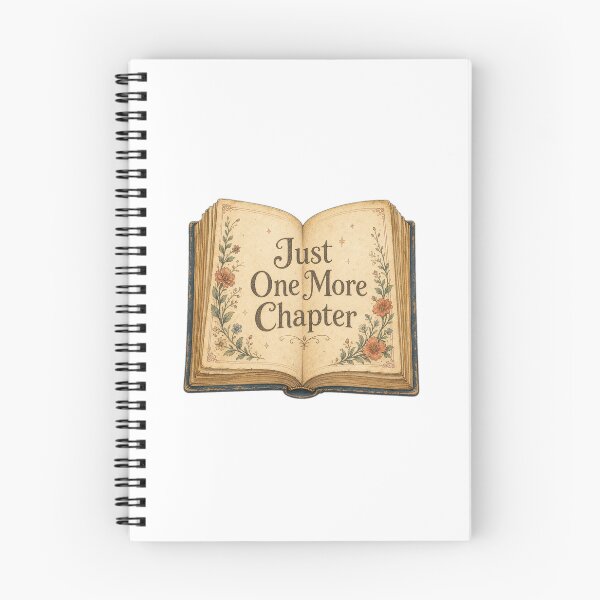 Item preview, Just One More Chapter - Vintage Book Lover Design designed and sold by DesignerSator.