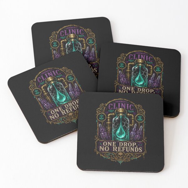 Item preview, Undercity Shimmer Clinic Label designed and sold by agearb.