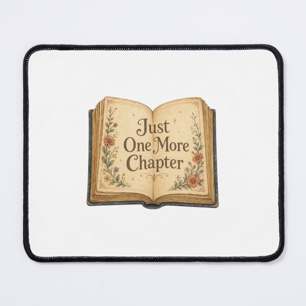 Item preview, Just One More Chapter - Vintage Book Lover Design designed and sold by DesignerSator.