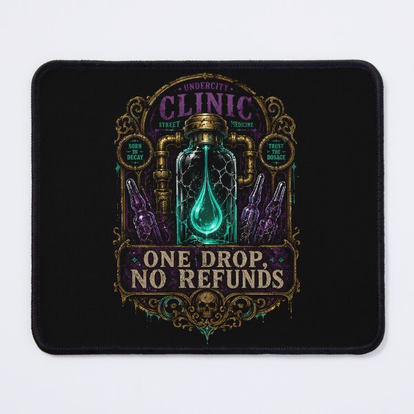 Item preview, Undercity Shimmer Clinic Label designed and sold by agearb.