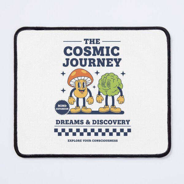 Item preview, Trippy Festival Cosmic Journey Hippie Mushroom designed and sold by LuminOrb.