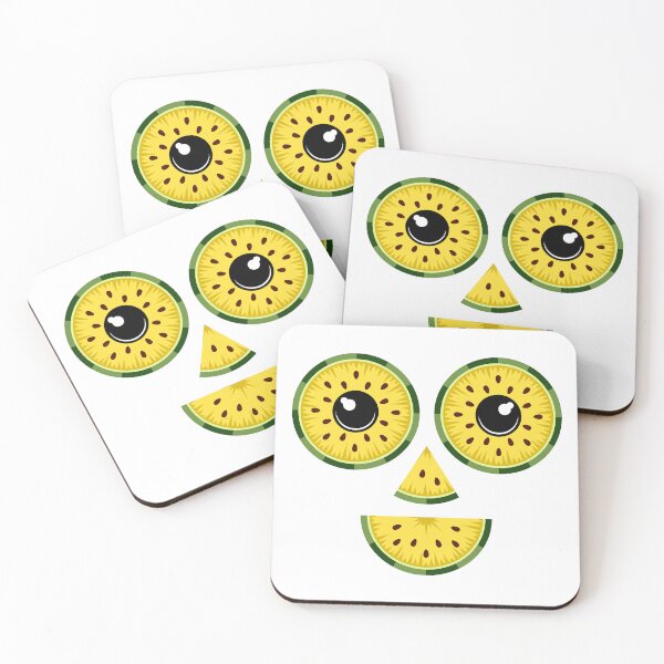 Item preview, Face made from slices of juicy yellow watermelon. designed and sold by RizikCat.