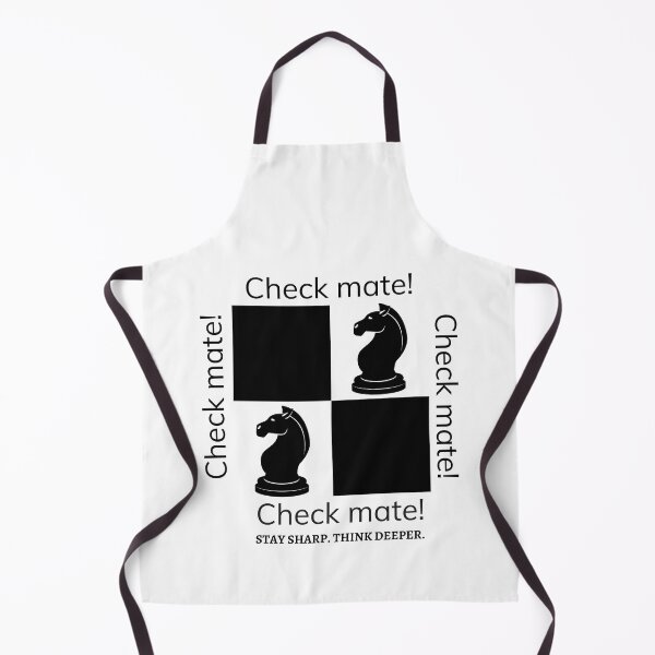 Item preview, Minimalist Check Mate Statement Quote Typography designed and sold by LoudVictory.