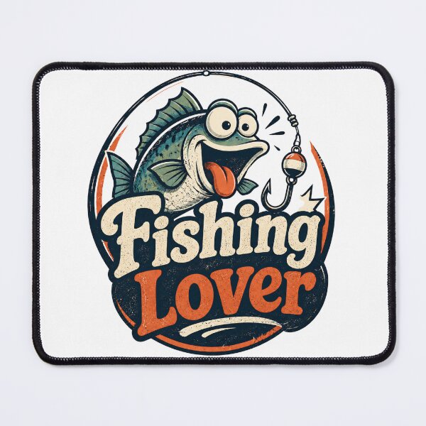 Item preview, Fishing Lover Retro Vintage Funny Cartoon Fish Gift designed and sold by Sitred123.