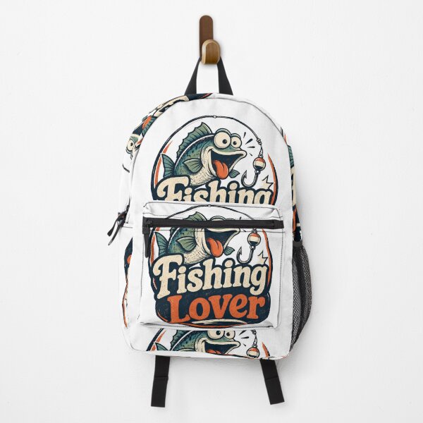 Item preview, Fishing Lover Retro Vintage Funny Cartoon Fish Gift designed and sold by Sitred123.
