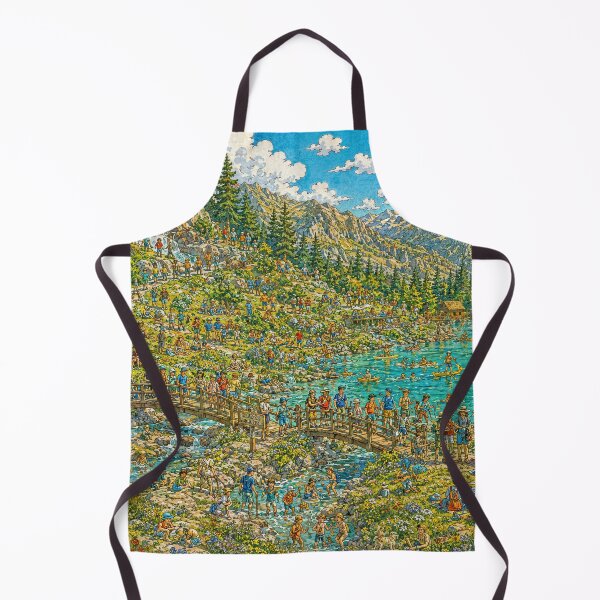 Item preview, Alpine summer lake designed and sold by Overwhelm Art.