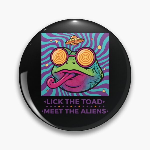 Item preview, Trippy Music Festival Lick The Toad designed and sold by LuminOrb.