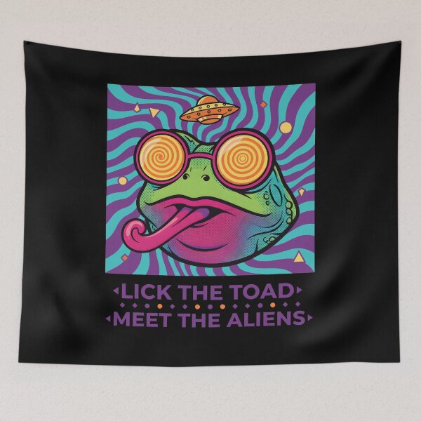Item preview, Trippy Music Festival Lick The Toad designed and sold by LuminOrb.