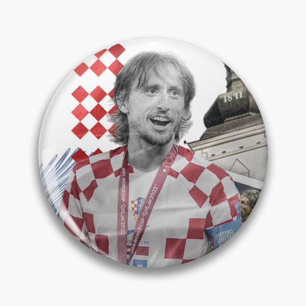 Item preview, Luka Modrić Croatia National Team "Maestro" Sports Poster designed and sold by Shopunte.