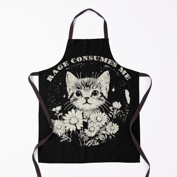 Item preview, Rage Consumes Me Sarcastic Kitten Funny Cat Lover designed and sold by LysiTHWIP.