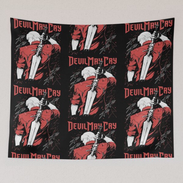 Item preview, Devil May Cry Dante Red Coat Rebellion Sword Graphic designed and sold by phoebelevine.