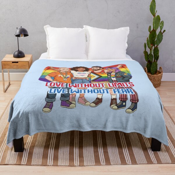 Item preview, Love without limits Live without fear Happy Pride Month Celebration 2026 rainbow LGBTQIA  designed and sold by Smuchie.