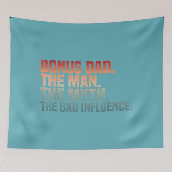 Item preview, Best Stepdad Man Myth Bad Influence Gag Bonus Dad Father Day designed and sold by MichelLoveHaris.
