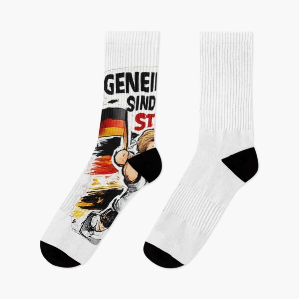 Item preview, Gemeinsam Sind Wir Stärker Germany Soccer Fan Sticker | German Football Supporter Cartoon | Deutschland Team Spirit Design designed and sold by myteesmypassion.