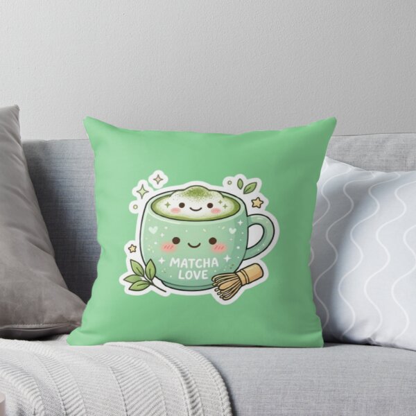 Item preview, Cute Kawaii Matcha Latte Sticker - "Matcha Love" Green Tea Mug Art designed and sold by Saeed  Ahmad.