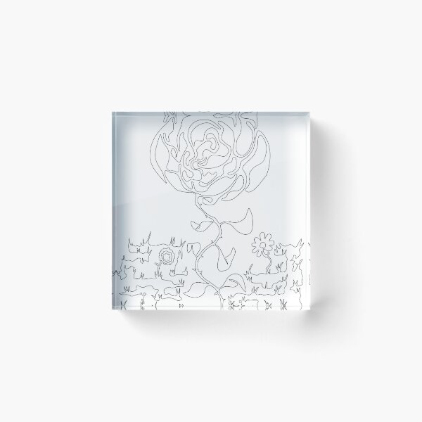 Item preview, Blooming Rose One Line – Single Black and White Line Drawing – Minimalist Floral Art designed and sold by Keltoi-art.