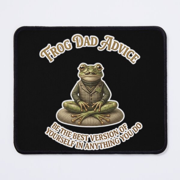 Item preview, Frog Dad Advice Shirt – Motivational Frog Father’s Day Gift, Positive Mindset Quote, Mental Wellness Frog Lover Tee designed and sold by Basma Designs | Retro, Kawaii Shirts & Stickers.