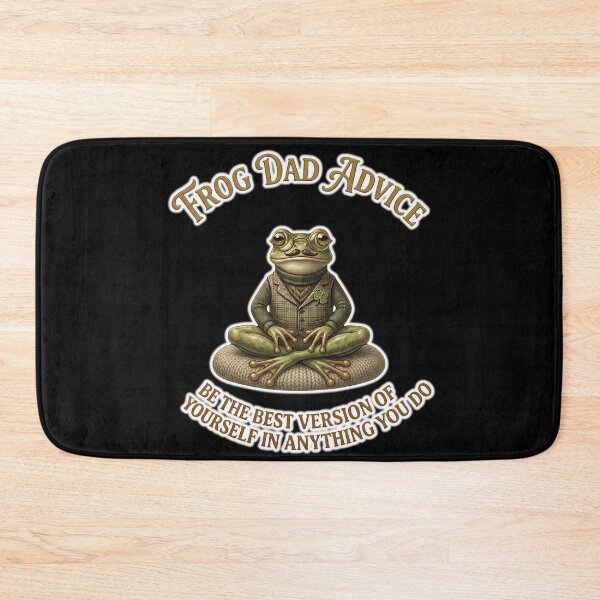 Item preview, Frog Dad Advice Shirt – Motivational Frog Father’s Day Gift, Positive Mindset Quote, Mental Wellness Frog Lover Tee designed and sold by Basma Designs | Retro, Kawaii Shirts & Stickers.