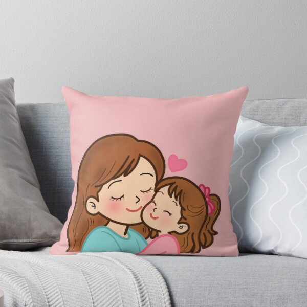 Item preview, ⁠Mother and Daughter Hugging Outline Illustration for Mother's Day Art designed and sold by Teenidesign .