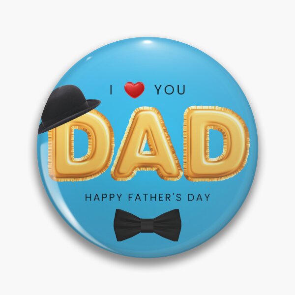 Item preview, I Love You Dad Gold Balloon Fathers Day designed and sold by _ZENTAY_.