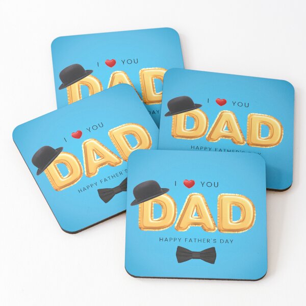 Item preview, I Love You Dad Gold Balloon Fathers Day designed and sold by _ZENTAY_.