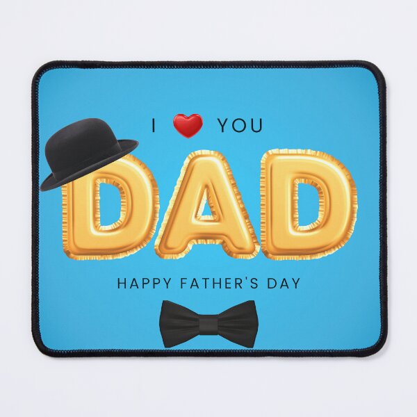 Item preview, I Love You Dad Gold Balloon Fathers Day designed and sold by _ZENTAY_.