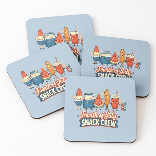 Item preview, Fourth of July Snack Crew Cute Summer BBQ designed and sold by POD DYNASTY | Original Print On Demand T-Shirt Graphics.