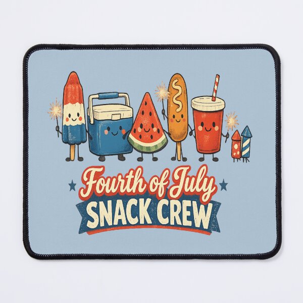 Item preview, Fourth of July Snack Crew Cute Summer BBQ designed and sold by POD DYNASTY.