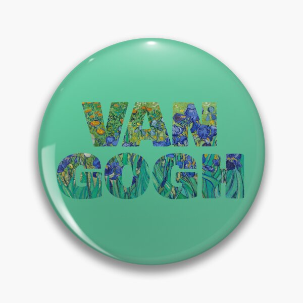 Item preview, Van Gogh – Irises Typography Art for Van Gogh Lovers designed and sold by EmeraldeaArt.