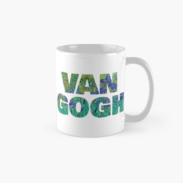 Item preview, Van Gogh – Irises Typography Art for Van Gogh Lovers designed and sold by EmeraldeaArt.