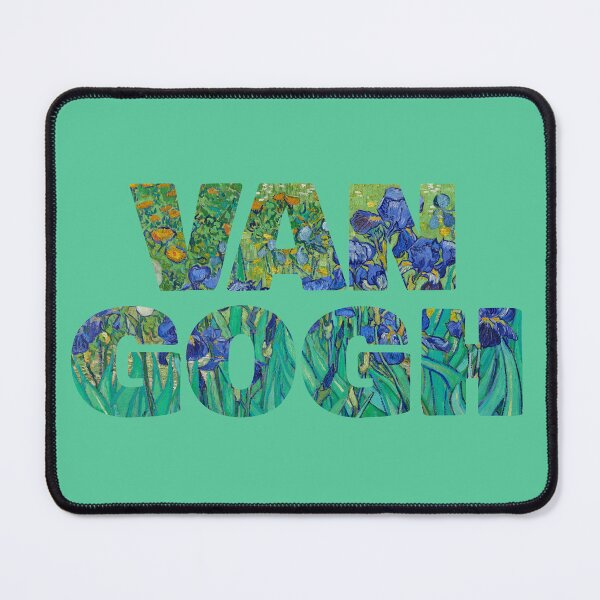 Item preview, Van Gogh – Irises Typography Art for Van Gogh Lovers designed and sold by EmeraldeaArt.