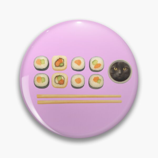 Item preview, Cat Soy — Funny Sushi Cat Design designed and sold by Melo&Mia.
