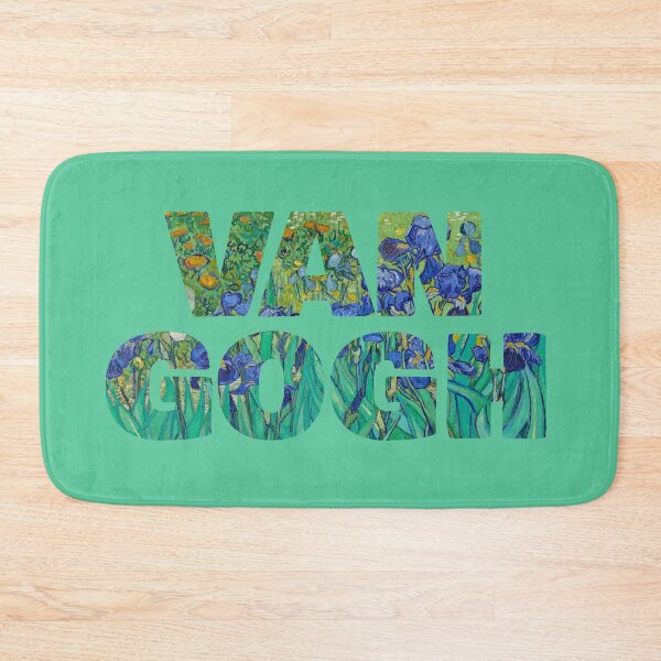 Item preview, Van Gogh – Irises Typography Art for Van Gogh Lovers designed and sold by EmeraldeaArt.
