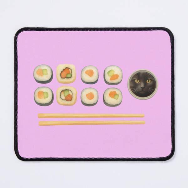 Item preview, Cat Soy — Funny Sushi Cat Design designed and sold by Melo&Mia.