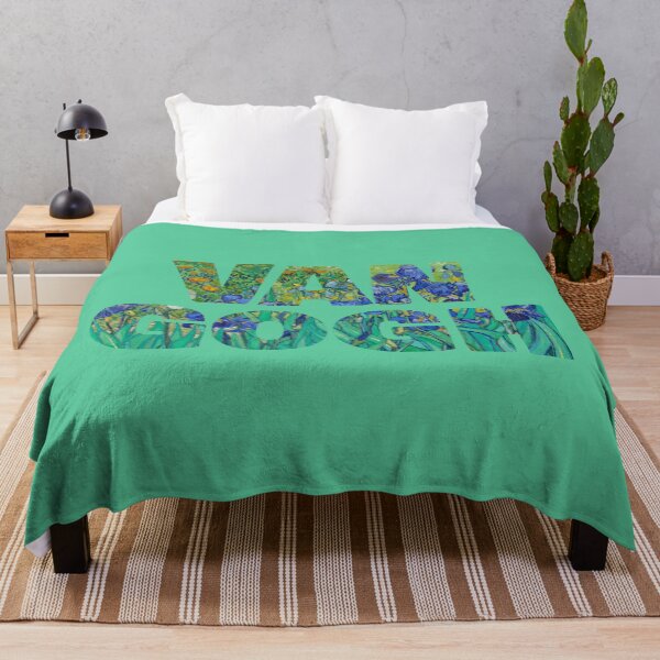 Item preview, Van Gogh – Irises Typography Art for Van Gogh Lovers designed and sold by EmeraldeaArt.