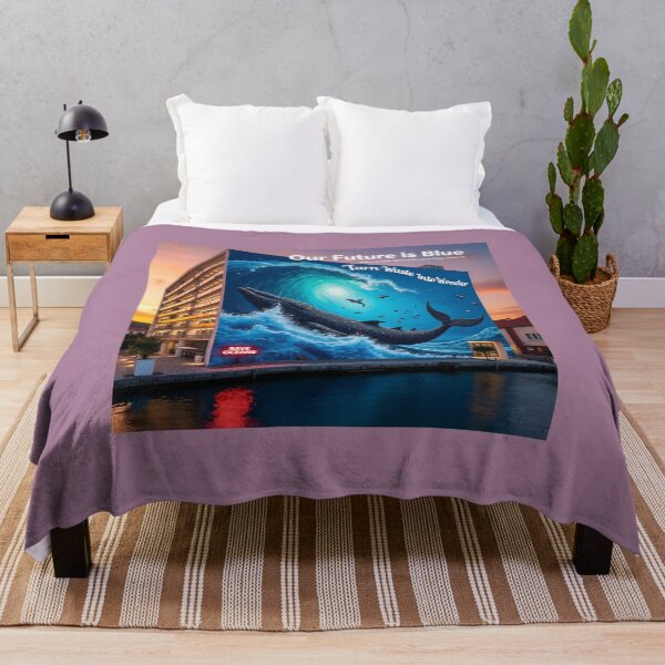 Item preview,  Our Future is Blue: World Oceans Day Artwork designed and sold by Creative-RE.