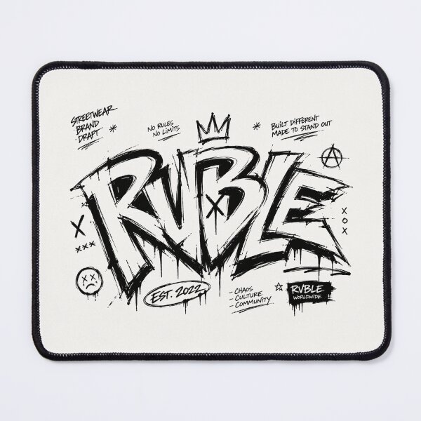 Item preview, RVBLE Graffiti Streetwear Logo | Punk Typography Sketch Design designed and sold by J&J's Creation.