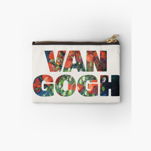 Item preview, Van Gogh – Red Poppies Typography Art for Van Gogh Lovers designed and sold by EmeraldeaArt.