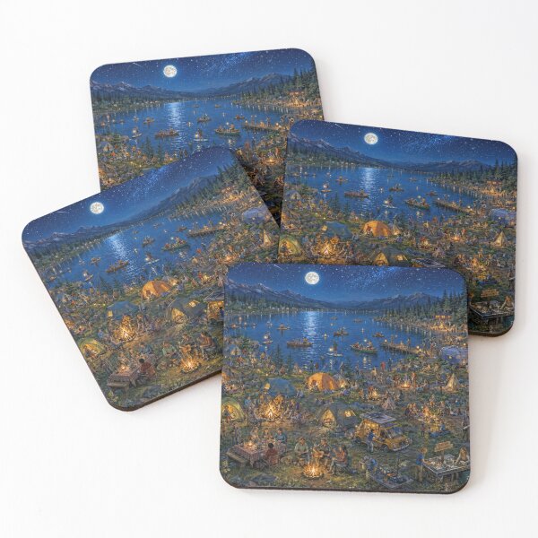 Item preview, Night Camp designed and sold by Overwhelm Art.