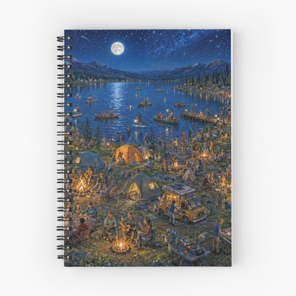 Item preview, Night Camp designed and sold by Overwhelm Art.