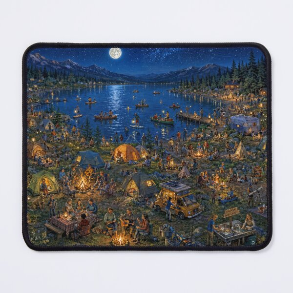 Item preview, Night Camp designed and sold by Overwhelm Art.