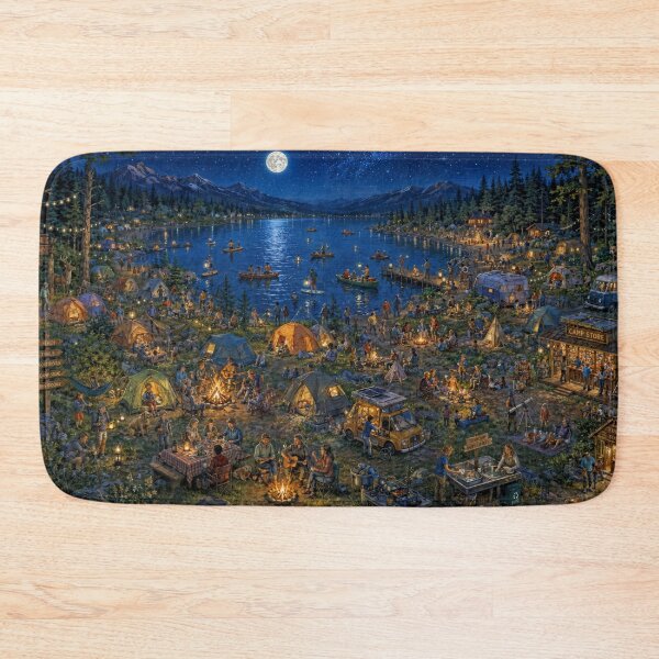Item preview, Night Camp designed and sold by Overwhelm Art.
