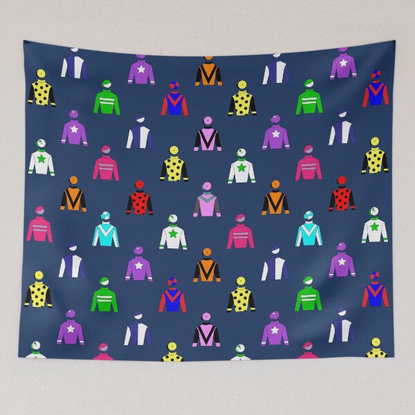 Aperçu de l'œuvre Casaques de jockey de courses hippiques créée et vendue par CreativeTwins.