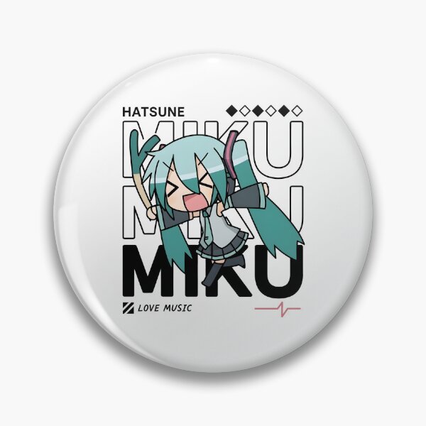 Item preview, Hatsune Miku Chibi Love Music Vocaloid Anime Lover designed and sold by b3ida-zl.