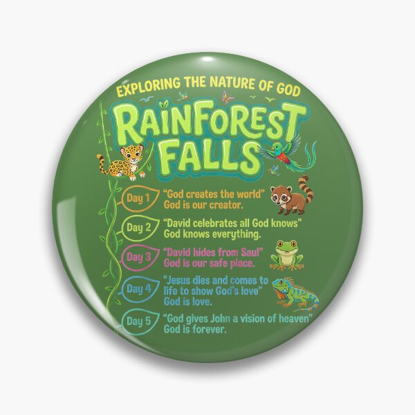 Item preview, Rainforest Falls Exploring The Nature of God Kids VBS 2026 designed and sold by IrinaSolomon.