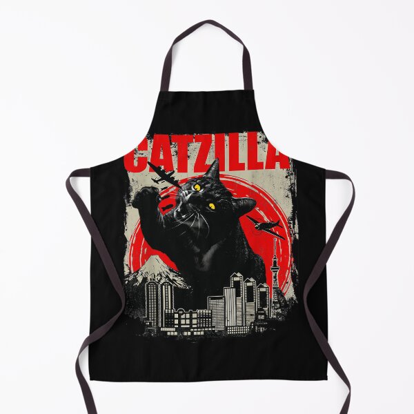 Item preview, Catzilla Giant Cat Monster Japan Tokyo Feline Lover designed and sold by LysiTHWIP.