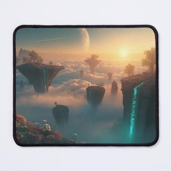 Item preview, Floating Celestial Isles Fantasy Alien Landscape designed and sold by Luminous Wilds.