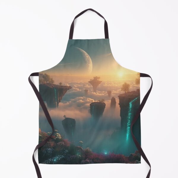 Item preview, Floating Celestial Isles Fantasy Alien Landscape designed and sold by Luminous Wilds.