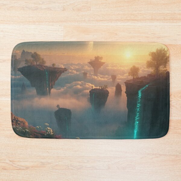 Item preview, Floating Celestial Isles Fantasy Alien Landscape designed and sold by Luminous Wilds.